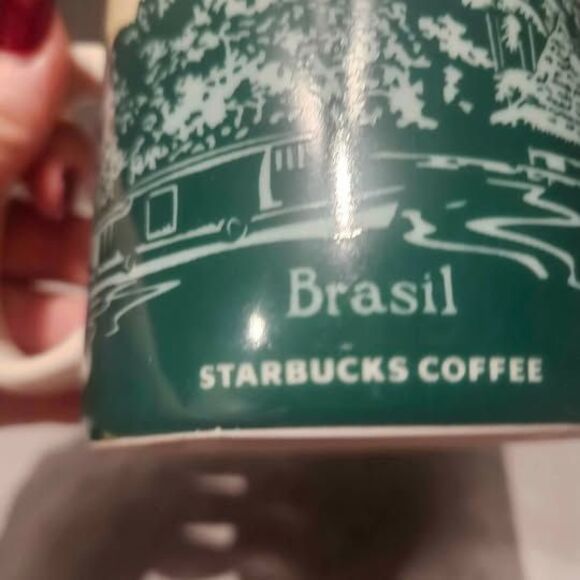 Starbucks 2011 Global Icon Series Brasil Coffee Cup Coffee Mug - Picture 4 of 5